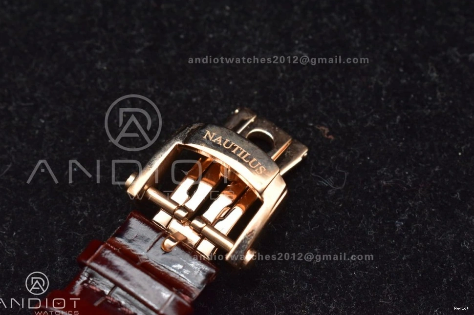 Edition GRF Strap Gray RG Brown on Nautilus Croco Best SS A23J 5712 Dial 0426